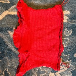 red tube top